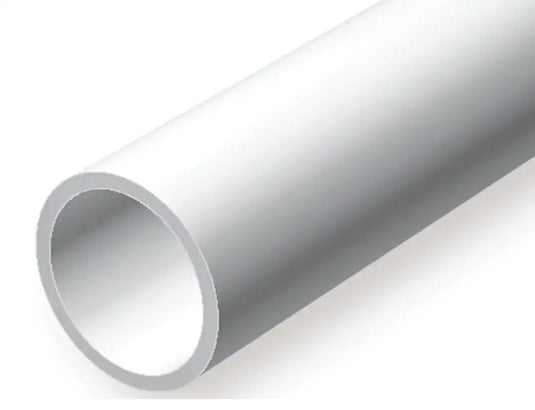 EVERGREEN - 3/32’’ -.093’’ (2.4MM) RND TUBE WHITE STYRENE