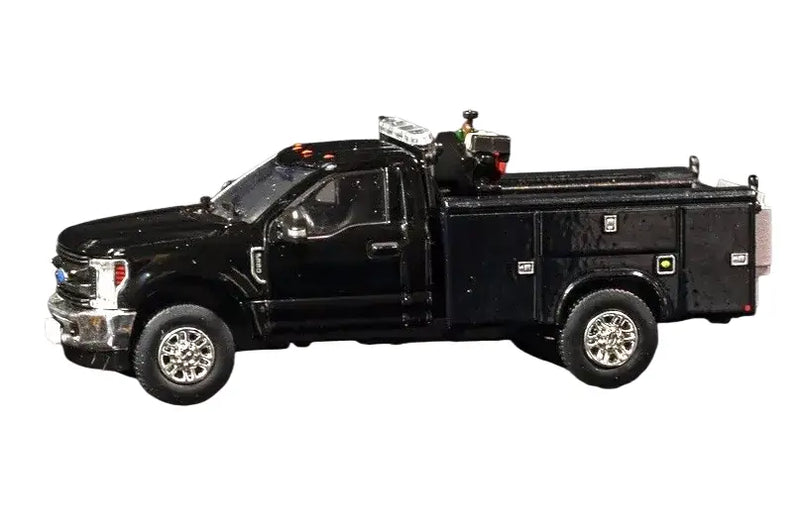 Load image into Gallery viewer, FORD - 1/50 - F350 ROADSIDE SERVICE TRUCK - BLACK - DIECAST
