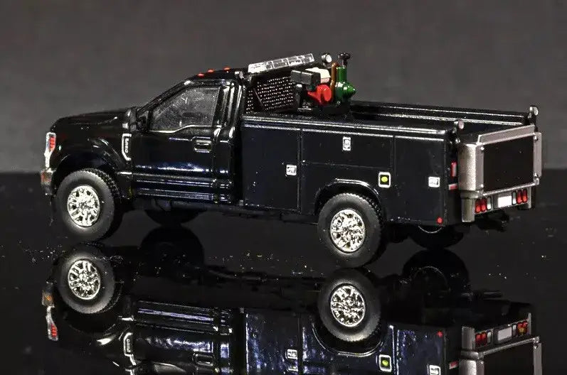 Chargez l'image dans la visionneuse de la galerie, FORD - 1/50 - F350 ROADSIDE SERVICE TRUCK - BLACK - DIECAST