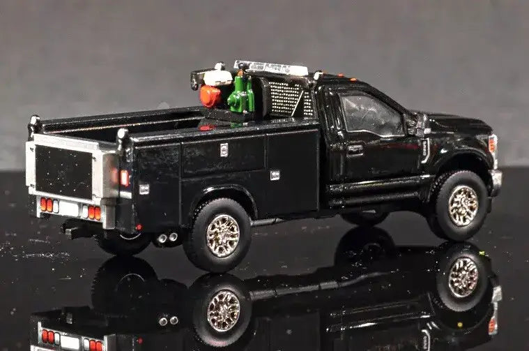 Chargez l'image dans la visionneuse de la galerie, FORD - 1/50 - F350 ROADSIDE SERVICE TRUCK - BLACK - DIECAST