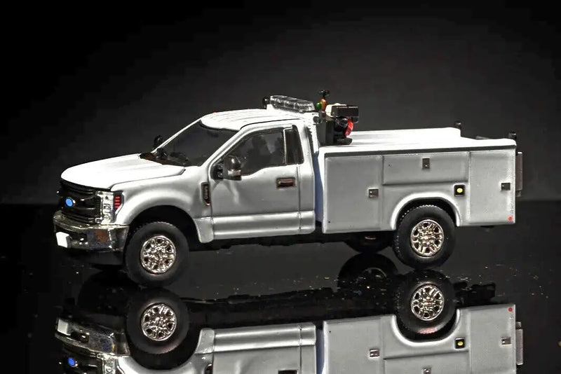 Chargez l'image dans la visionneuse de la galerie, FORD - 1/50 - F350 ROADSIDE SERVICE TRUCK - WHITE - DIECAST