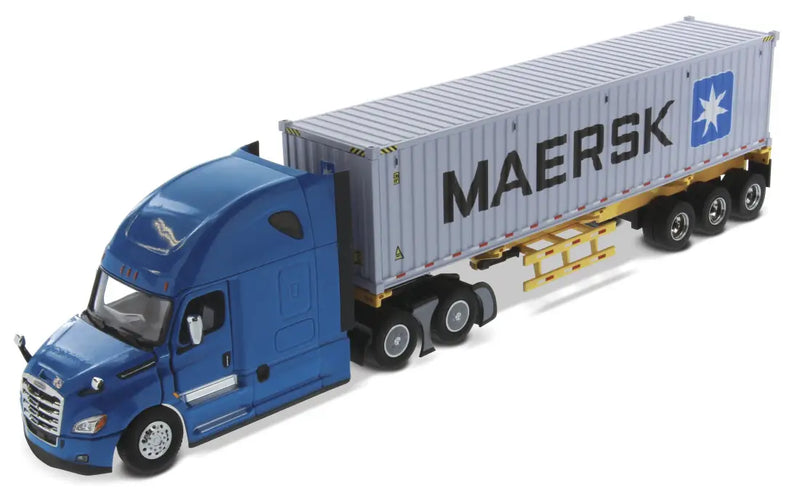 Load image into Gallery viewer, FREIGHTLINER - 1/50 - NEW CASCADIA BLUE TRACTOR/SKELETON