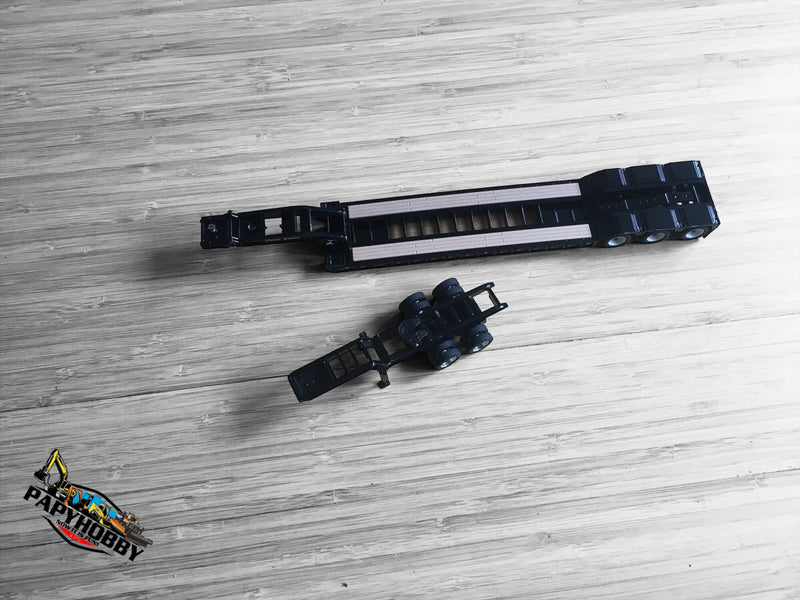 Load image into Gallery viewer, HDG - 1/50 - XL 120 LOW-PROFILE TRAILER AND JEEP WITH WHITE