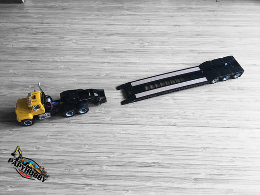 HDG - 1/50 - XL 120 LOW-PROFILE TRAILER - BLACK - DIECAST
