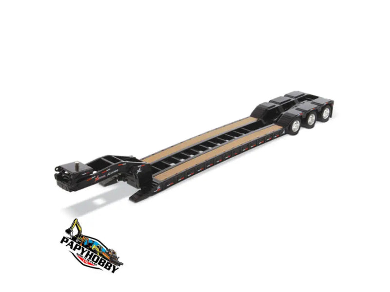 Chargez l'image dans la visionneuse de la galerie, HDG - 1/50 - XL 120 LOW-PROFILE TRAILER - BLACK - DIECAST