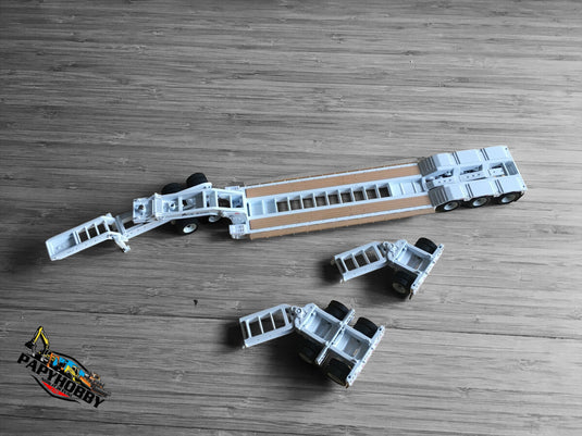 HDG - 1/50 - XL 120 LOW-PROFILE TRAILER - WHITE