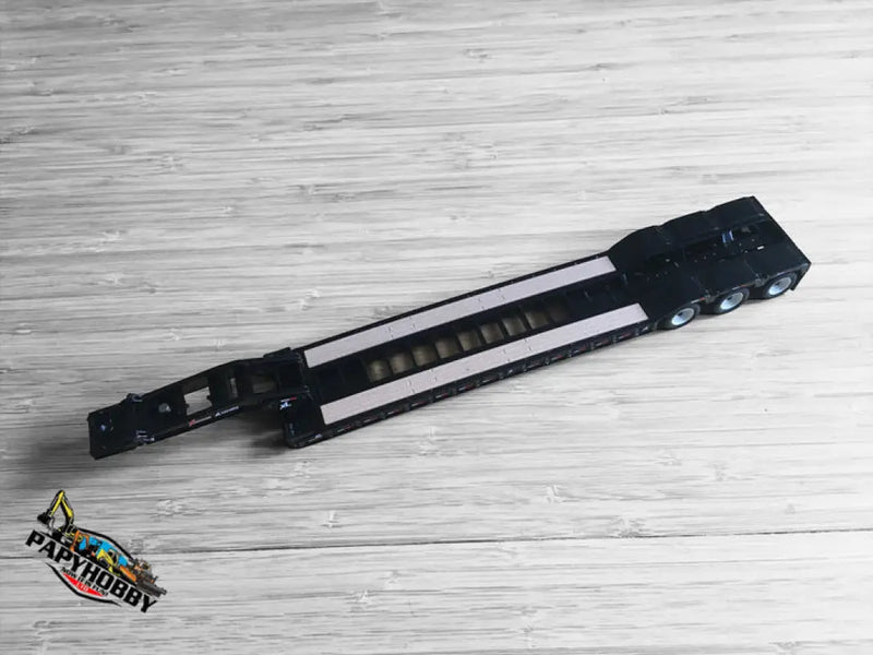 Load image into Gallery viewer, HDG - 1/50 - XL 120 LOW-PROFILE TRAILER WITH WHITE WHEELS