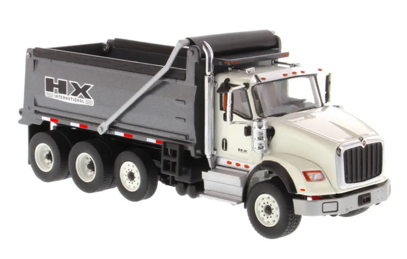 Load image into Gallery viewer, INTERNATIONAL - 1/50 - HX 620 DUMP TRUCK - WHITE CAB/GUN