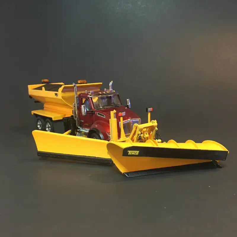 Load image into Gallery viewer, KENWORTH - 1/50 - T880 (RED WINE) TENCO 2023 SNOW EQUIPPED