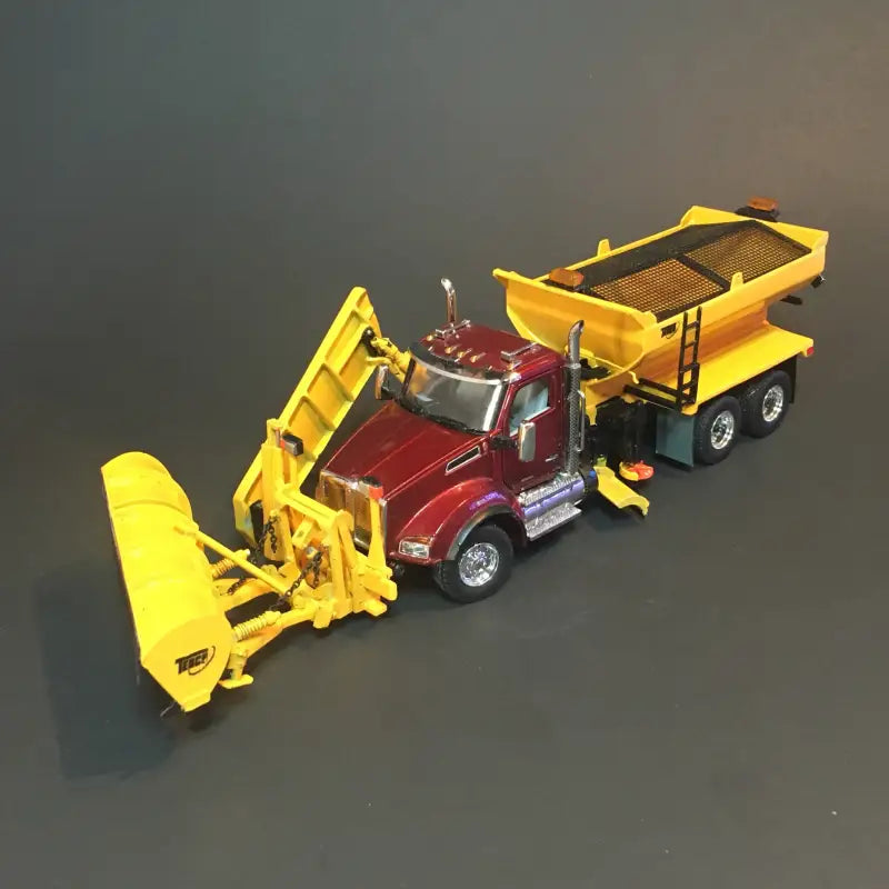Load image into Gallery viewer, KENWORTH - 1/50 - T880 (RED WINE) TENCO 2023 SNOW EQUIPPED