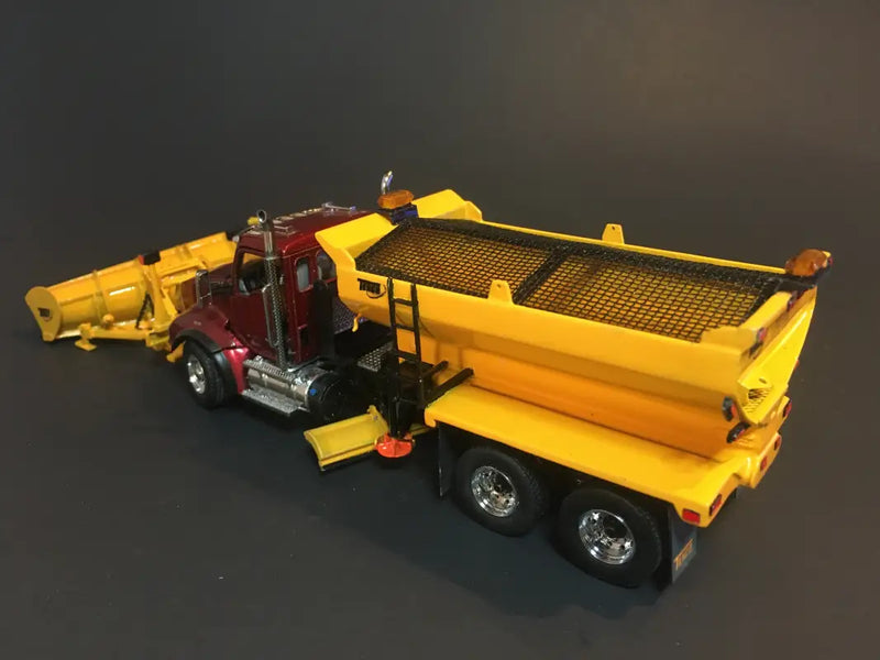 Load image into Gallery viewer, KENWORTH - 1/50 - T880 (RED WINE) TENCO 2023 SNOW EQUIPPED