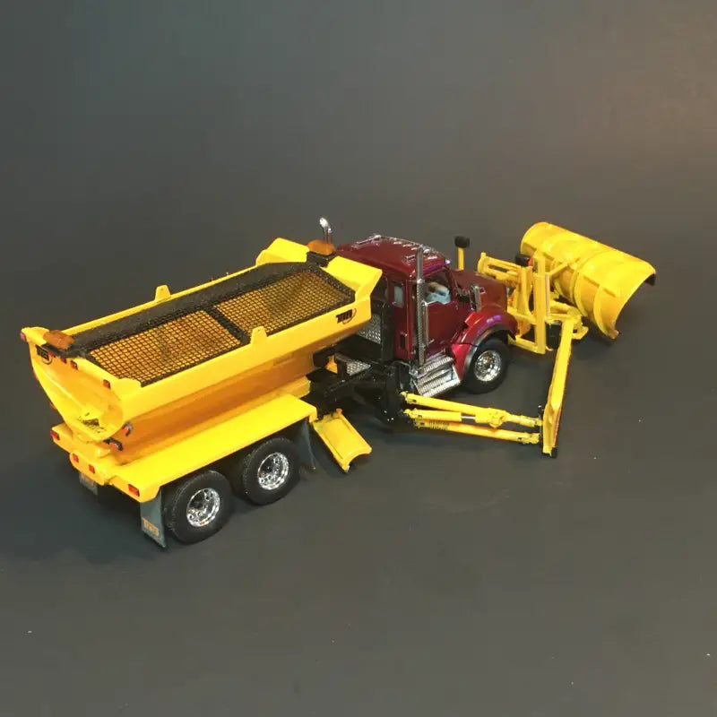 Load image into Gallery viewer, KENWORTH - 1/50 - T880 (RED WINE) TENCO 2023 SNOW EQUIPPED