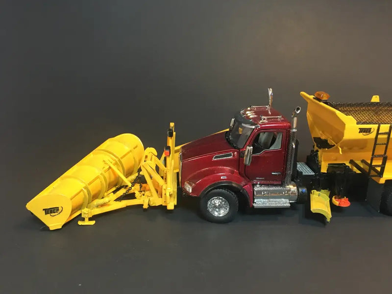 Load image into Gallery viewer, KENWORTH - 1/50 - T880 (RED WINE) TENCO 2023 SNOW EQUIPPED
