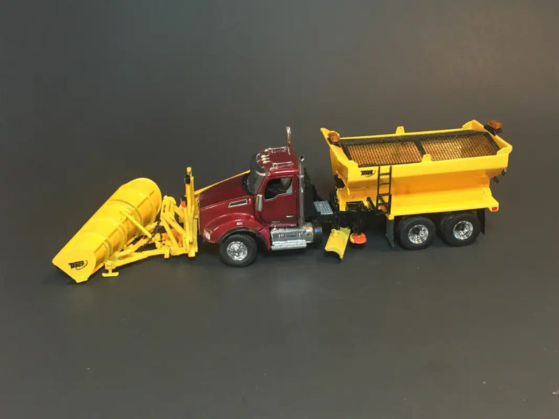 Load image into Gallery viewer, KENWORTH - 1/50 - T880 (RED WINE) TENCO 2023 SNOW EQUIPPED