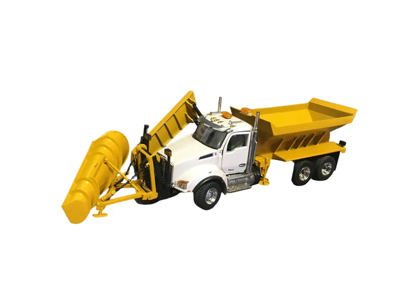 Load image into Gallery viewer, KENWORTH - 1/50 - T880 (WHITE) FULL SNOW EQUIPPED - DIECAST