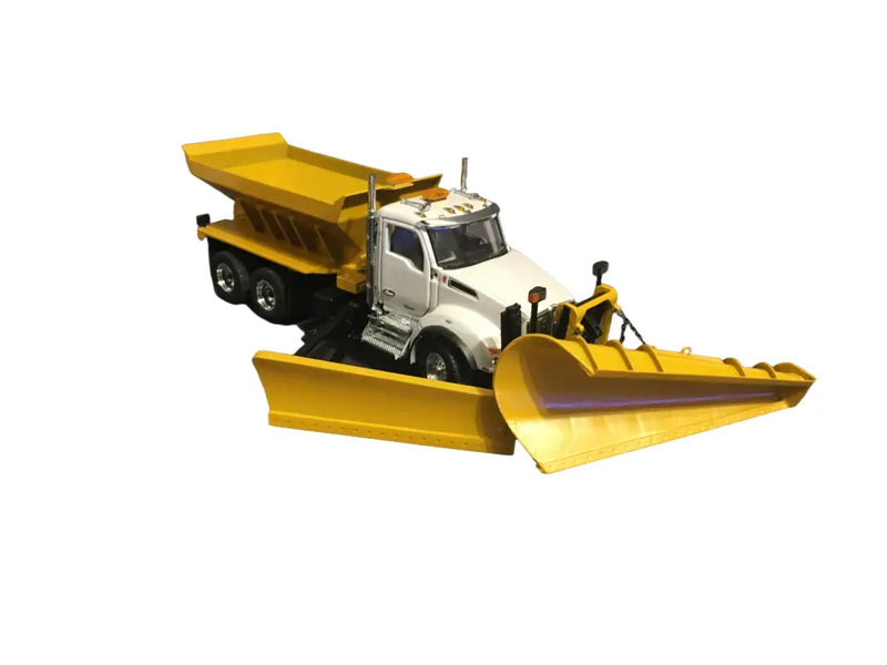 Load image into Gallery viewer, KENWORTH - 1/50 - T880 (WHITE) FULL SNOW EQUIPPED - DIECAST