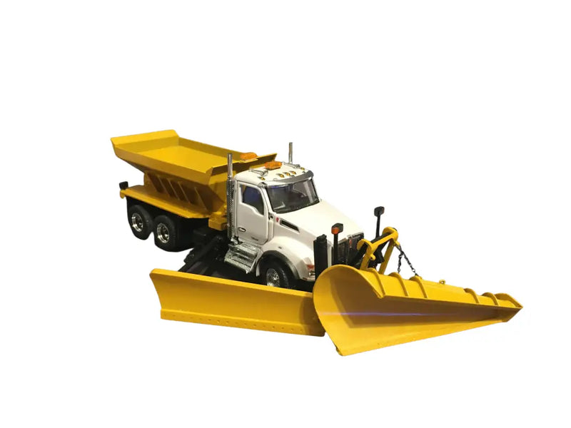 Load image into Gallery viewer, KENWORTH - 1/50 - T880 (WHITE) FULL SNOW EQUIPPED - DIECAST