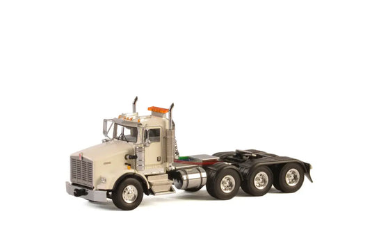 KENWORTH 1/50 KENWORTH T800 8X4 DAY CAB MODEL WHITE DIECAST