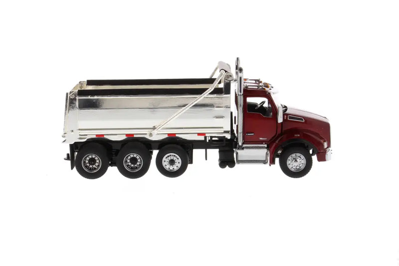 Chargez l'image dans la visionneuse de la galerie, KENWORTH 1/50 T880 SBFA DUMP TRUCK RADIANT RED CAB + CHROME