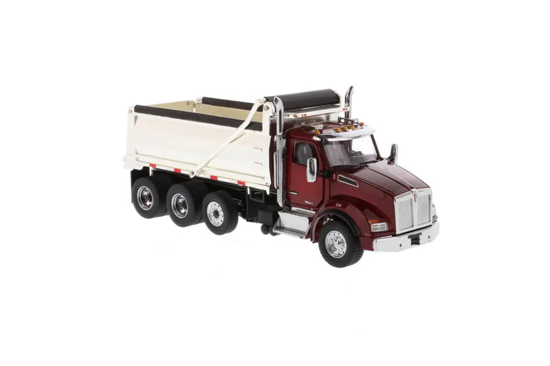 Chargez l'image dans la visionneuse de la galerie, KENWORTH 1/50 T880 SBFA DUMP TRUCK RADIANT RED CAB + CHROME