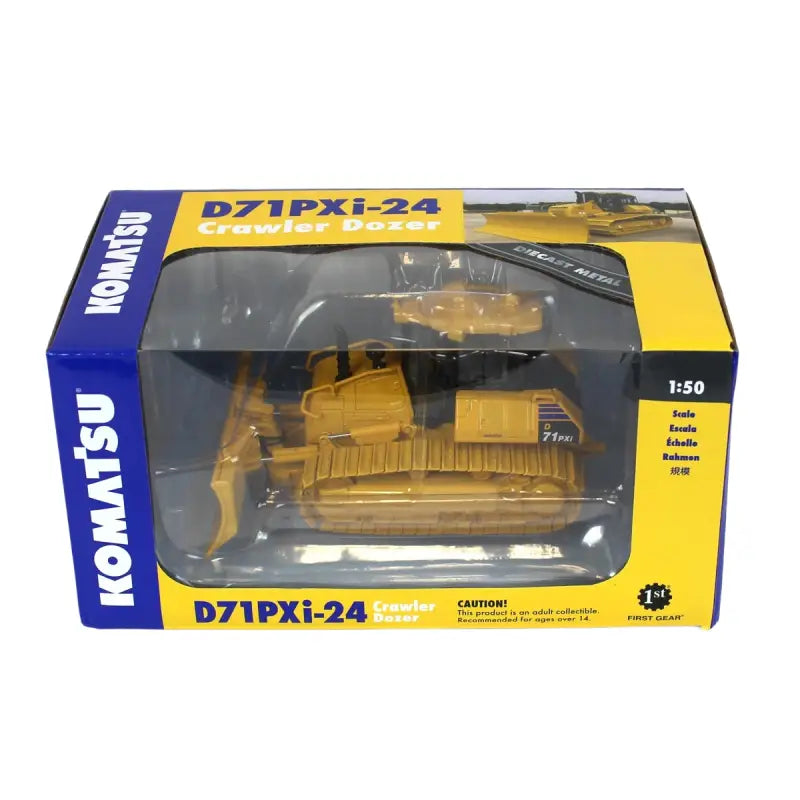 Chargez l'image dans la visionneuse de la galerie, KOMATSU - 1/50 - D71PXI-24 DOZER WITH DRAW BAR - DIECAST