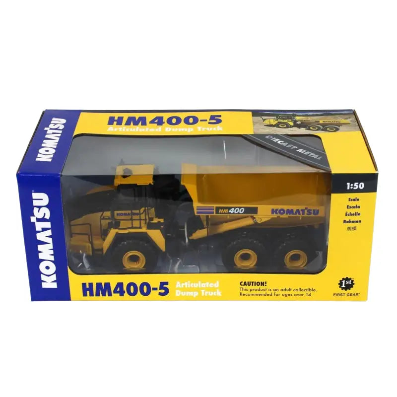 Load image into Gallery viewer, KOMATSU - 1/50 - HM400-5 ARTICULATED DUMP TRUCK - DIECAST