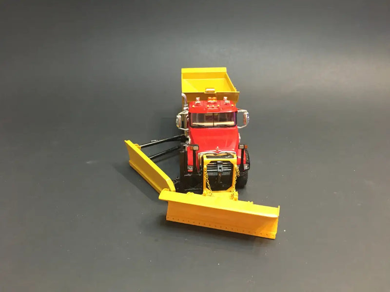 Load image into Gallery viewer, MACK - 1/50 - MACK GRANITE (RED) 10 WHEELERS SNOW EQUIPPED