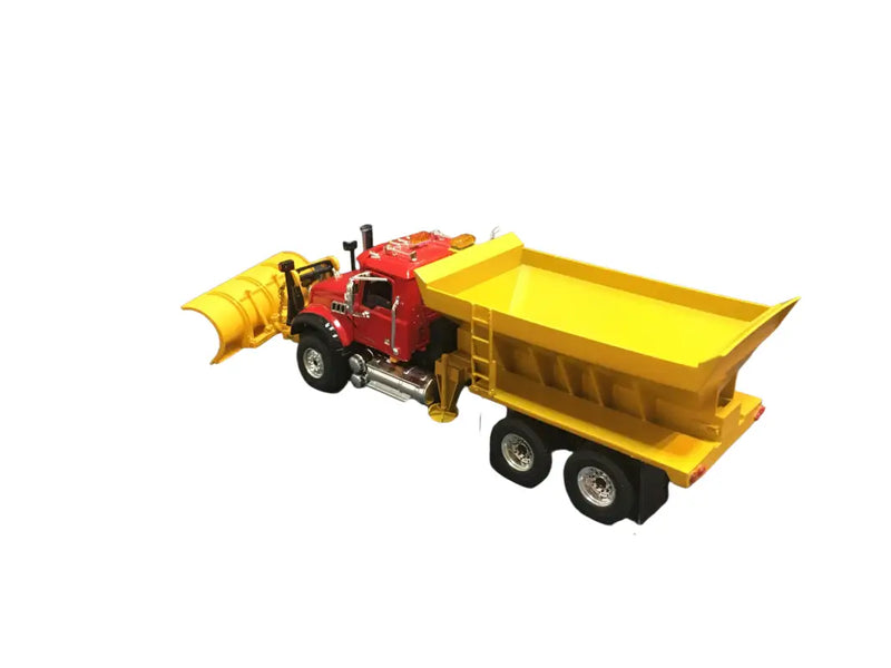 Load image into Gallery viewer, MACK - 1/50 - GRANITE (RED) 10 WHEELERS SNOW EQUIPPED