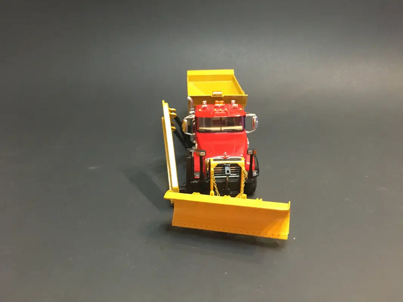 Load image into Gallery viewer, MACK - 1/50 - MACK GRANITE (RED) 10 WHEELERS SNOW EQUIPPED