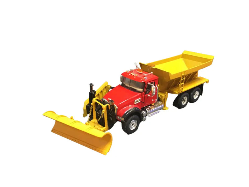 Load image into Gallery viewer, MACK - 1/50 - GRANITE (RED) 10 WHEELERS SNOW EQUIPPED