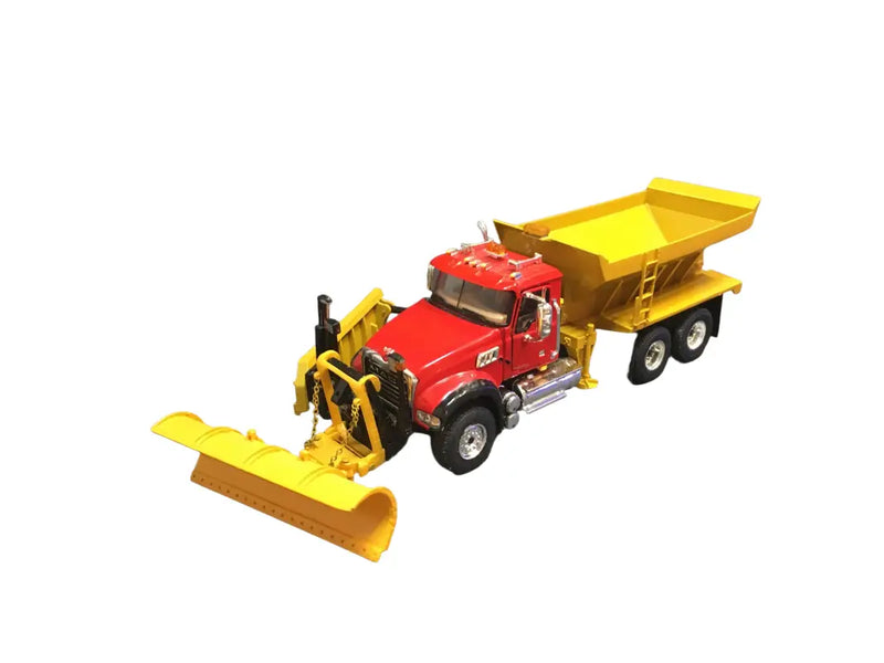 Load image into Gallery viewer, MACK - 1/50 - GRANITE (RED) 10 WHEELERS SNOW EQUIPPED