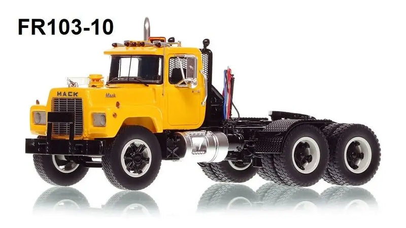 Chargez l'image dans la visionneuse de la galerie, MACK - 1/50 - MACK R TANDEM AXLE TRACTOR YELLOW OVER BLACK