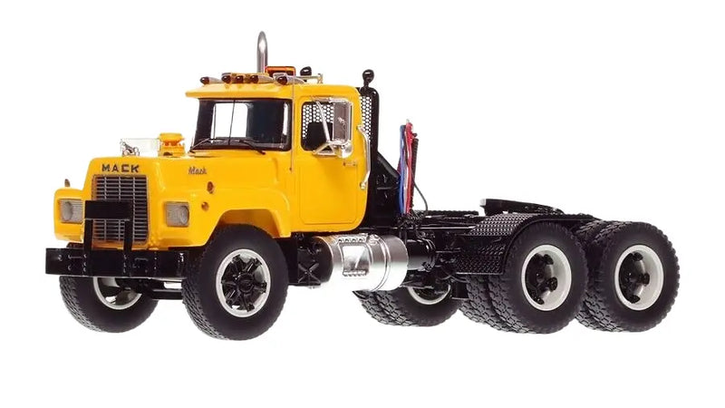 Chargez l'image dans la visionneuse de la galerie, MACK - 1/50 - R TANDEM AXLE TRACTOR YELLOW OVER BLACK