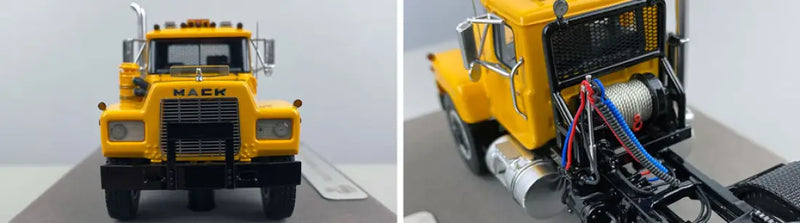 Chargez l'image dans la visionneuse de la galerie, MACK - 1/50 - MACK R TANDEM AXLE TRACTOR YELLOW OVER BLACK
