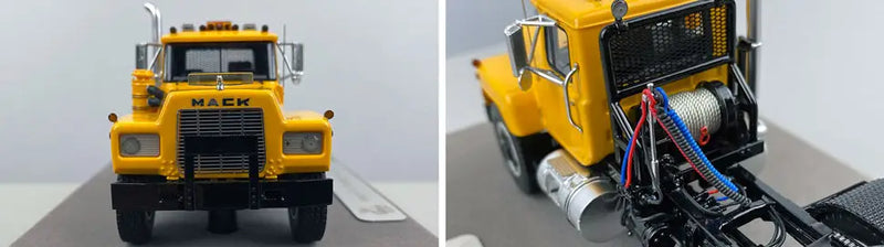 Chargez l'image dans la visionneuse de la galerie, MACK - 1/50 - MACK R TANDEM AXLE TRACTOR YELLOW OVER BLACK