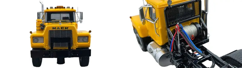 Chargez l'image dans la visionneuse de la galerie, MACK - 1/50 - R TANDEM AXLE TRACTOR YELLOW OVER BLACK