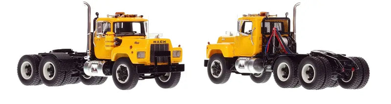 Chargez l'image dans la visionneuse de la galerie, MACK - 1/50 - R TANDEM AXLE TRACTOR YELLOW OVER BLACK