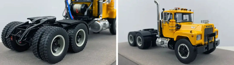 Chargez l'image dans la visionneuse de la galerie, MACK - 1/50 - MACK R TANDEM AXLE TRACTOR YELLOW OVER BLACK