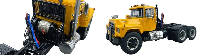 Chargez l'image dans la visionneuse de la galerie, MACK - 1/50 - R TANDEM AXLE TRACTOR YELLOW OVER BLACK