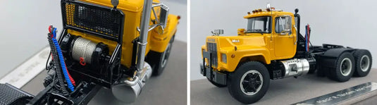 MACK - 1/50 - MACK R TANDEM AXLE TRACTOR YELLOW OVER BLACK