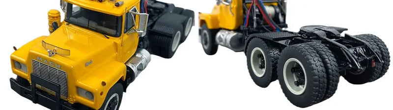 Chargez l'image dans la visionneuse de la galerie, MACK - 1/50 - R TANDEM AXLE TRACTOR YELLOW OVER BLACK