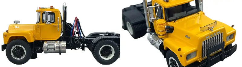 Chargez l'image dans la visionneuse de la galerie, MACK - 1/50 - R TANDEM AXLE TRACTOR YELLOW OVER BLACK