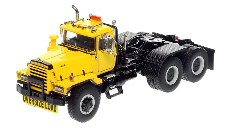 Chargez l'image dans la visionneuse de la galerie, MACK - 1/50 - RD800 TANDEM AXLE TRACTOR - YELLOW OVER BLACK