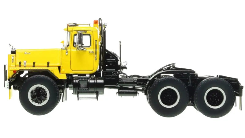 Chargez l'image dans la visionneuse de la galerie, MACK - 1/50 - RD800 TANDEM AXLE TRACTOR - YELLOW OVER BLACK