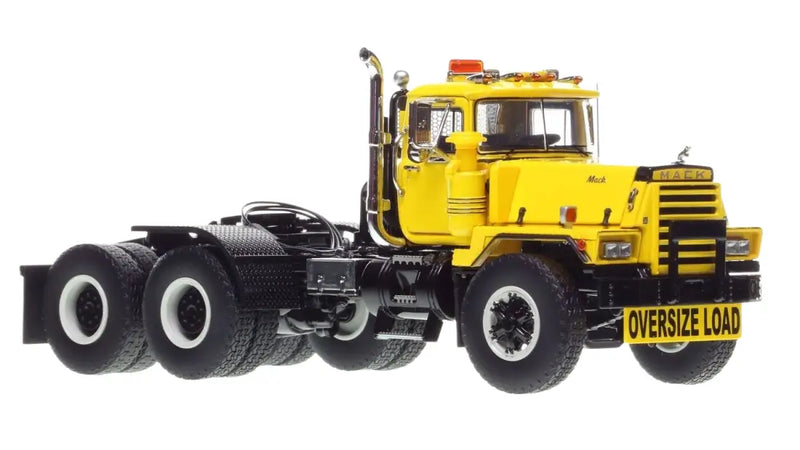Chargez l'image dans la visionneuse de la galerie, MACK - 1/50 - RD800 TANDEM AXLE TRACTOR - YELLOW OVER BLACK