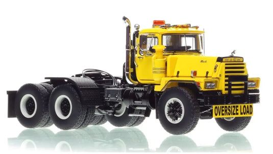 MACK - 1/50 - MACK RD800 TANDEM AXLE TRACTOR - YELLOW OVER