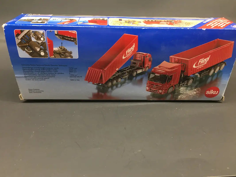 Load image into Gallery viewer, MERCEDES - 1/50 - MERCEDES ACTROS CAB W/ FLIEGL THREE AXLE