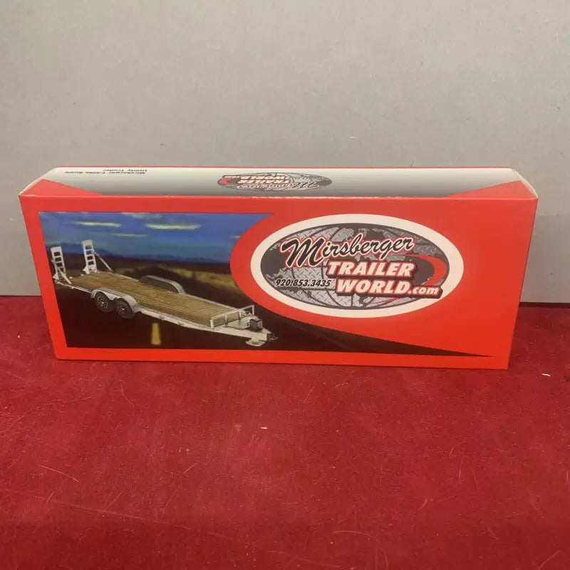 Chargez l'image dans la visionneuse de la galerie, MIRSBERGER 1/50 UTILITY TRAILER 2 AXLES BLACK DIECAST