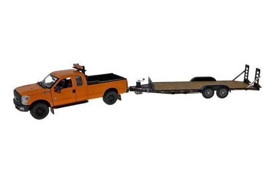 MIRSBERGER 1/50 UTILITY TRAILER 2 AXLES BLACK DIECAST