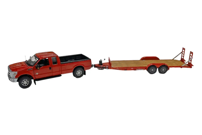 Chargez l'image dans la visionneuse de la galerie, MIRSBERGER - 1/50 - UTILITY TRAILER - 2 AXLES - RED